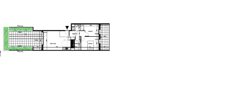 Appartement - 58 m² - 3 pièces