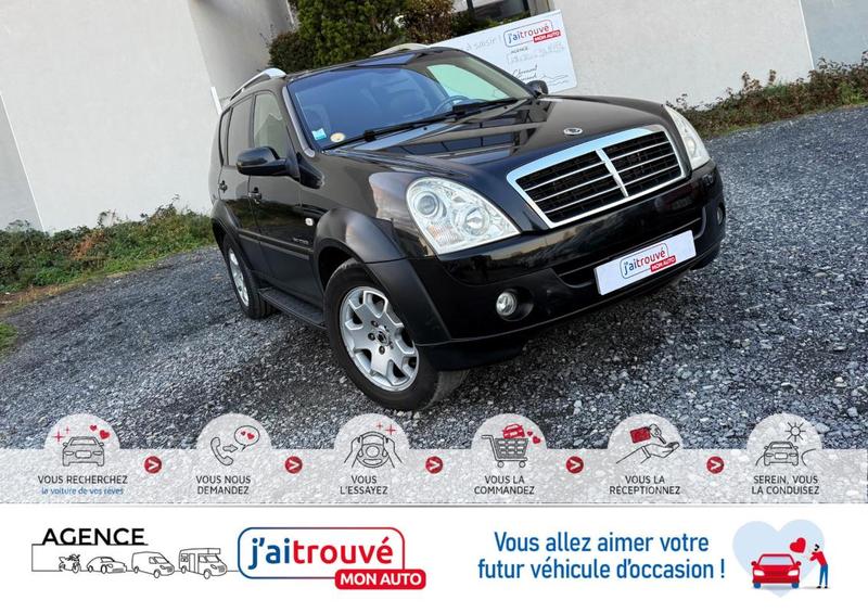 Ssangyong Rexton II 2.7 d 4x4 186cv 270 Xvd Sport (Mercedes) Grand Luxe Bva Mode Winter Sport*Vitres teintées*Attelage*Marche pied*Barres de toit*Moteur à Chaine* Véhicule Sous Garantie Révision Ok* Carte Grise Moitié prix (Véhicule plus 10 ans)* équipé P