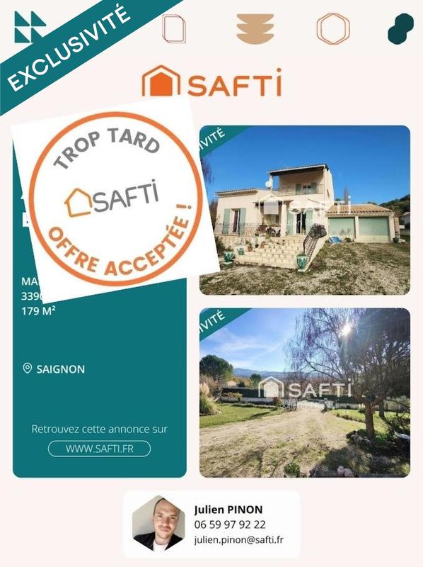 Maison - 179 m² - 7 pièces