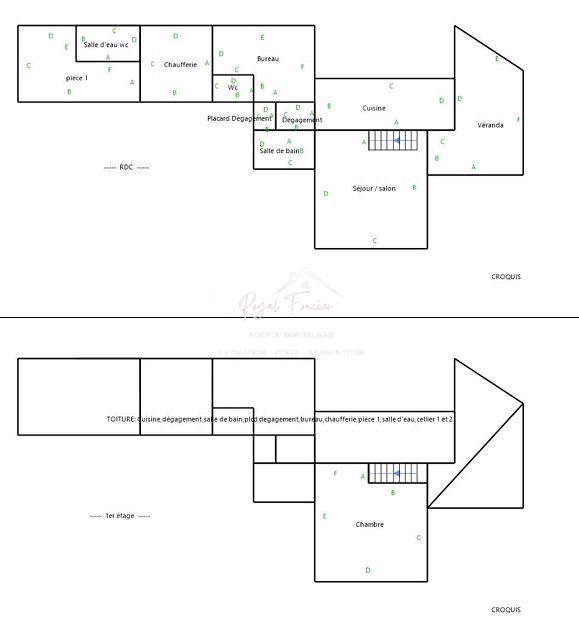Maison ancienne - 83 m² - 4 pièces