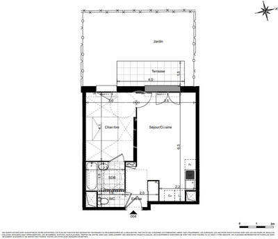 Appartement - 41 m² - 2 pièces