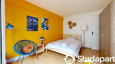 Chambre - 11 m² - 1 pièce
