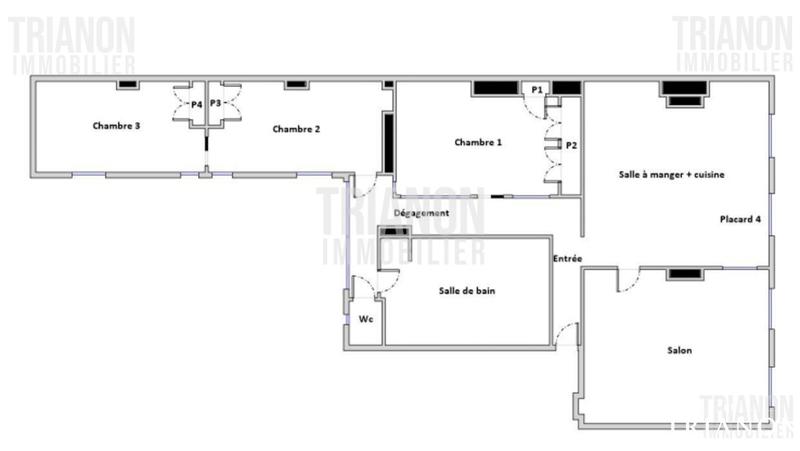 Appartement - 129 m² - 5 pièces