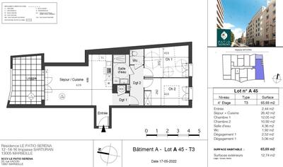 Appartement - 26 à 106 m² - 3 pièces