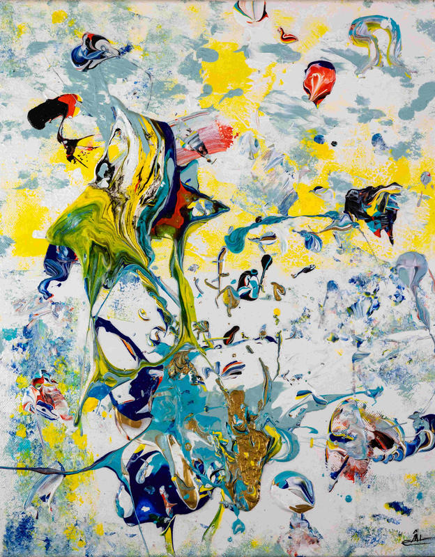 Exposition de peintures et techniques mixtes