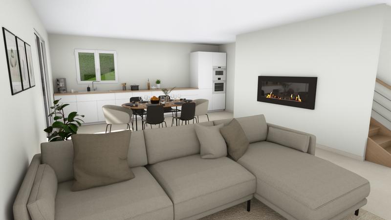 Maison - 96 m² - 4 pièces