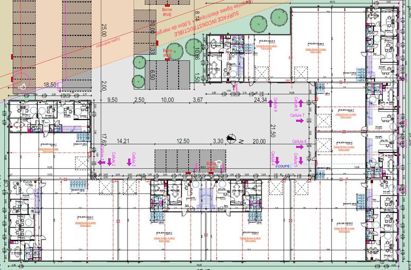 Local d'activités - 3 486 m²