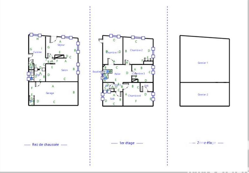 Maison de village - 163 m² - 6 pièces