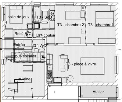 Appartement - 85 m² - 4 pièces