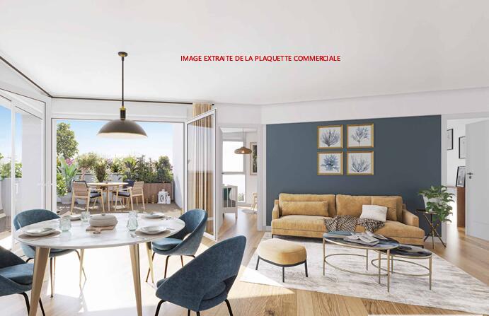 Appartement - 61 m² - 3 pièces