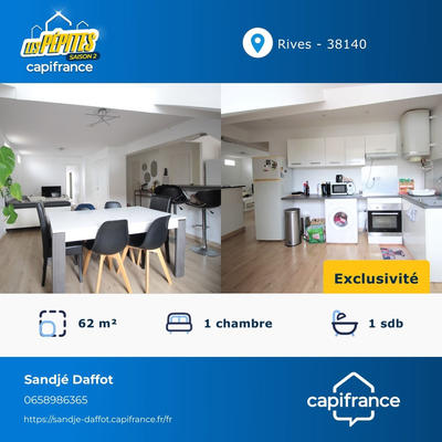 Appartement - 63 m² - 3 pièces