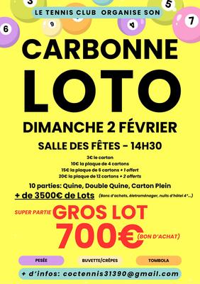 Loto du Tennis Clucb de Carbonne