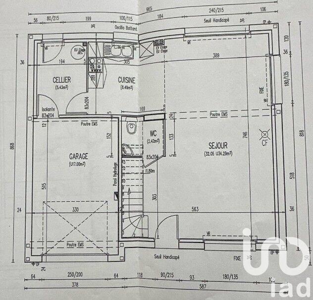 Maison - 83 m² - 4 pièces