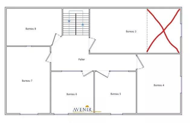 Bureau - 143 m² - 10 pièces