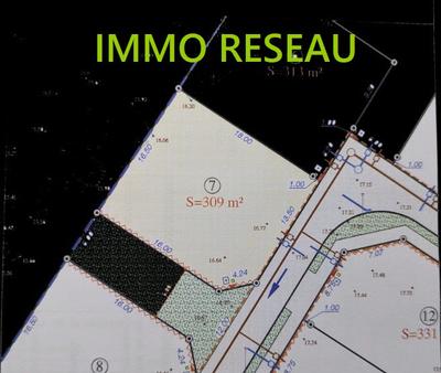 Terrain constructible - 309 m²