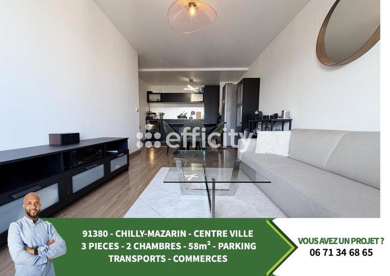 Appartement - 58 m² - 3 pièces