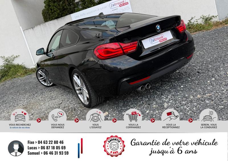 Bmw Série 4 Coupé 420d 190Cv xDrive Pack m Sport Steptronic8 Boîte auto (F32) Lci Roues Motrices Palette au volant Drive Select Moteur à Chaine * 109 000Km* Led Vitres teintées Jante Alu 19 Key Less Go Harman/Kardon Toit Ouvrant en Verre Affichage Tête Ha