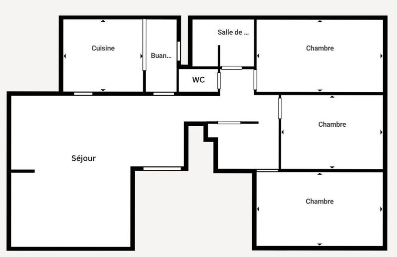 Appartement - 84 m² - 4 pièces