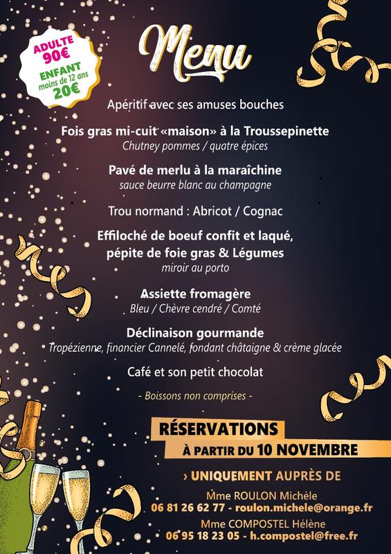 Réveillon de la Saint Sylvestre à Chauray