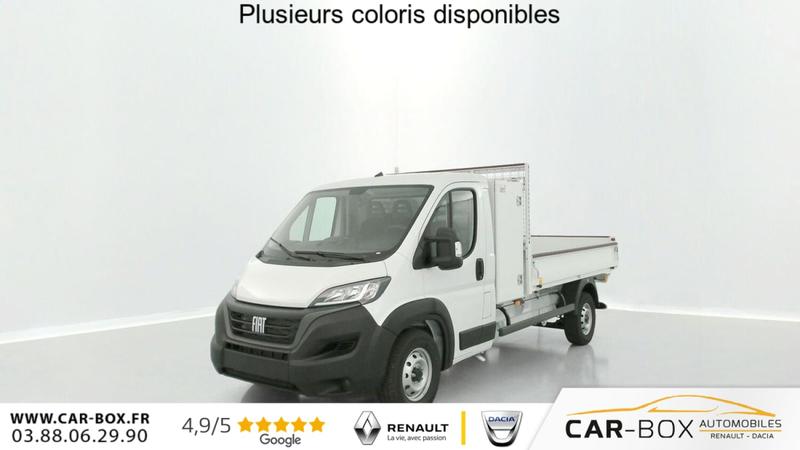 Fiat Ducato cc 3.5 l 2.2 H3-Power 140ch Maxi Benne Acier + Coffre Jpm