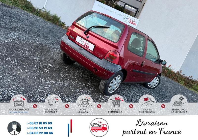 Renault Twingo II 1.2 i 16v 75Cv édition Privilège *Véhicule Sous Garantie*Ct Révision Kit Distribution Ok *100 Points de Contrôles*CarteGrise Moitié prix (Véhicule plus 10 ans)*Direction assisté*Climatisation*Autoradio Cd/Mp3 Prise aux Usb Bluetooth