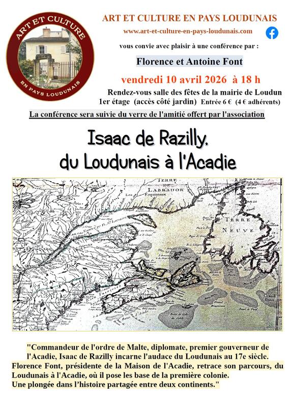 Isaac de Razilly, du Loudunais à l'Acadie par Florence et Antoine Font