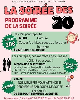 Soirée de la Classe des 20