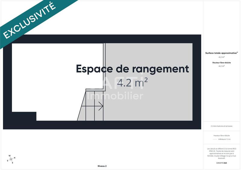 Maison - 60 m² - 3 pièces