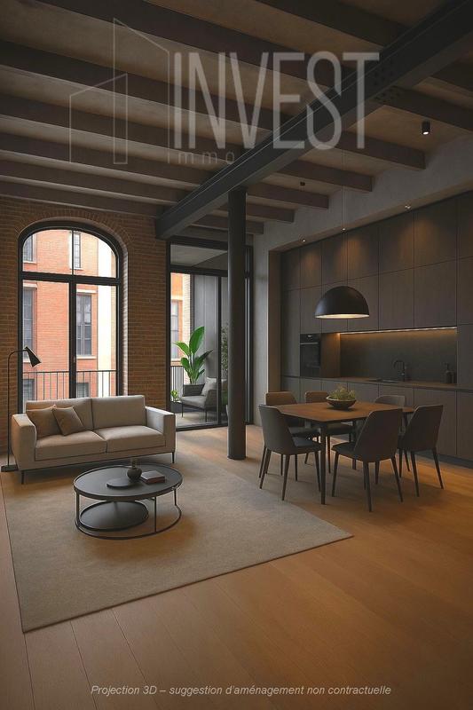 Loft - 134 m² - 5 pièces