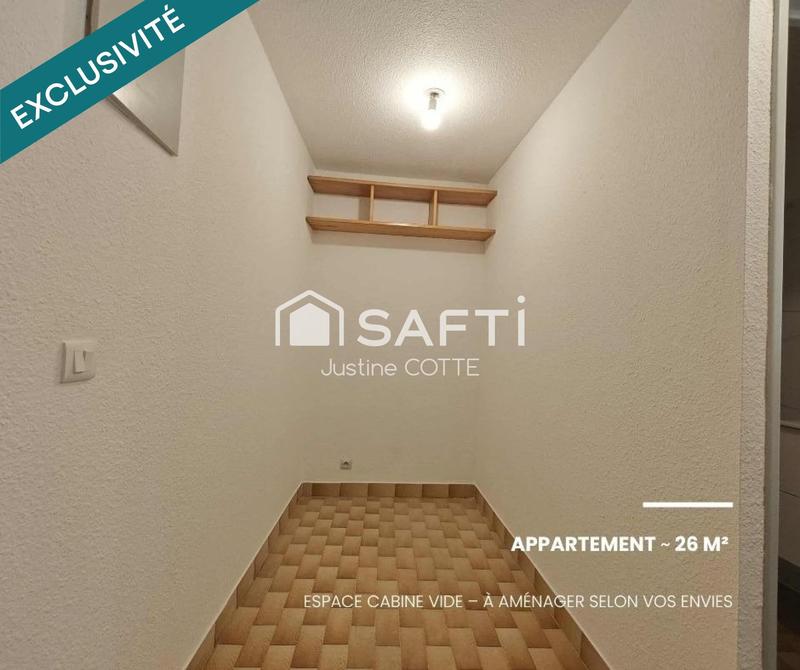 Appartement - 26 m² - 2 pièces