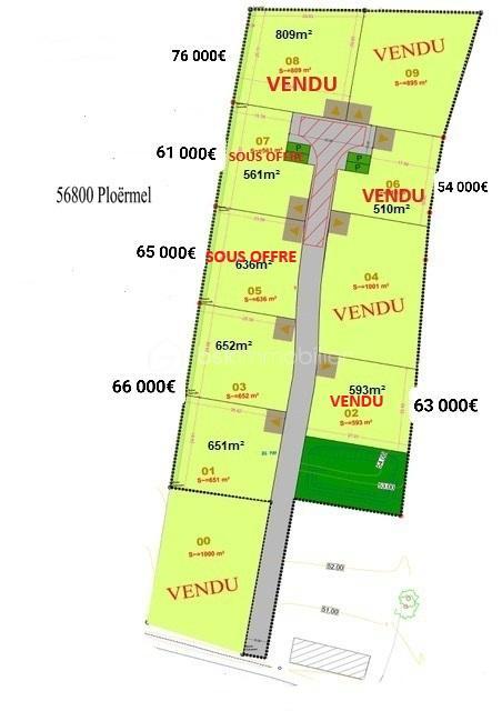 Terrain - 651 m²