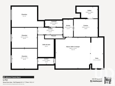 Appartement - 82 m² - 4 pièces