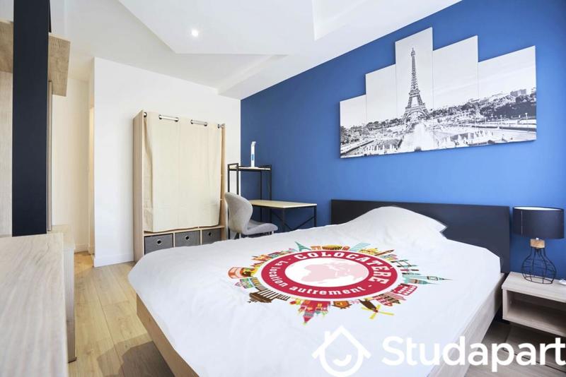 Chambre - 12 m² - 1 pièce