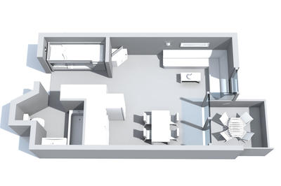 Appartement - 24 m² - 1 pièce