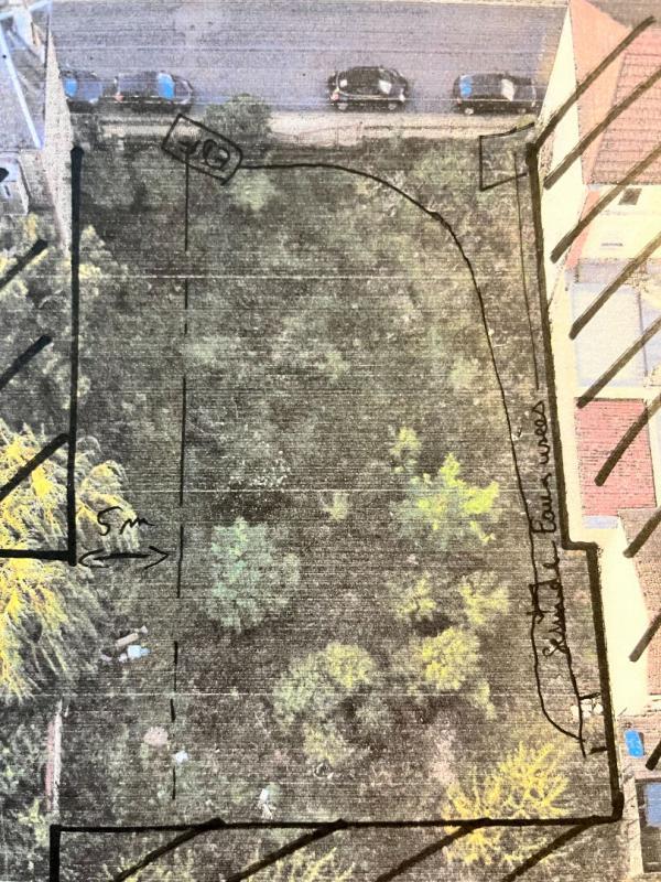 Terrain constructible - 686 m²