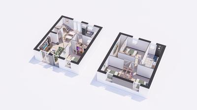 Maison - 87 m² - 6 pièces