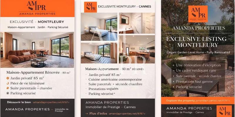 Maison de ville - 80 m² - 3 pièces