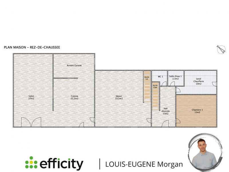 Longère - 216 m² - 10 pièces