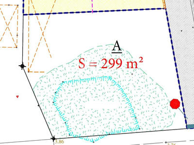Terrain - 299 m²