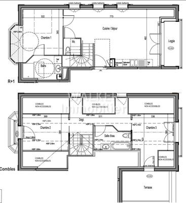 Appartement - 89 m² - 4 pièces