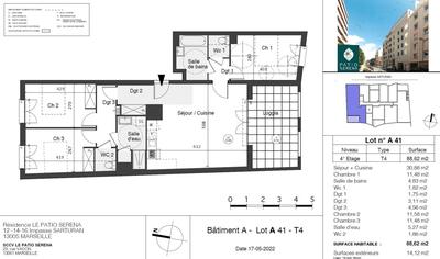 Appartement - 26 à 106 m² - 4 pièces