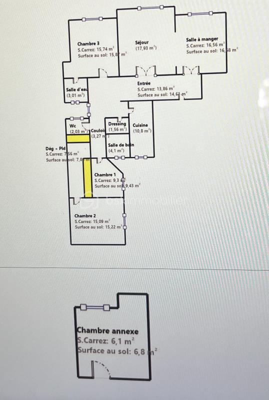 Appartement - 126 m² - 5 pièces