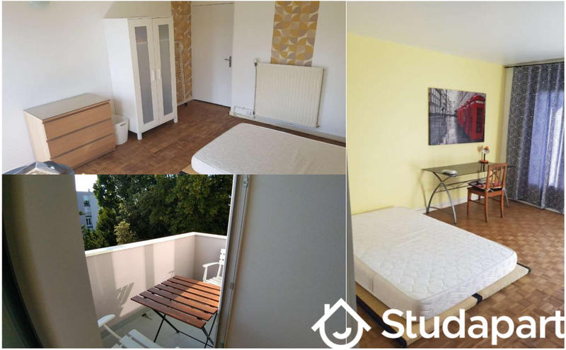 Chambre - 12 m² - 1 pièce