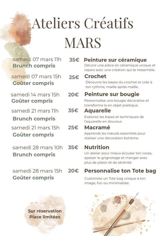 Atelier peinture sur bougie et goûter - Maison Tarte