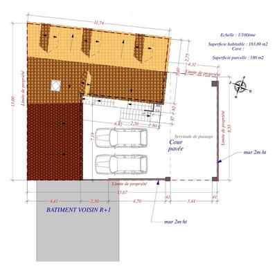 Local commercial - 180 m² - 8 pièces