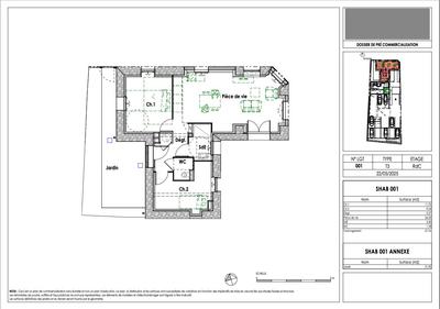Appartement - 58 m² - 3 pièces