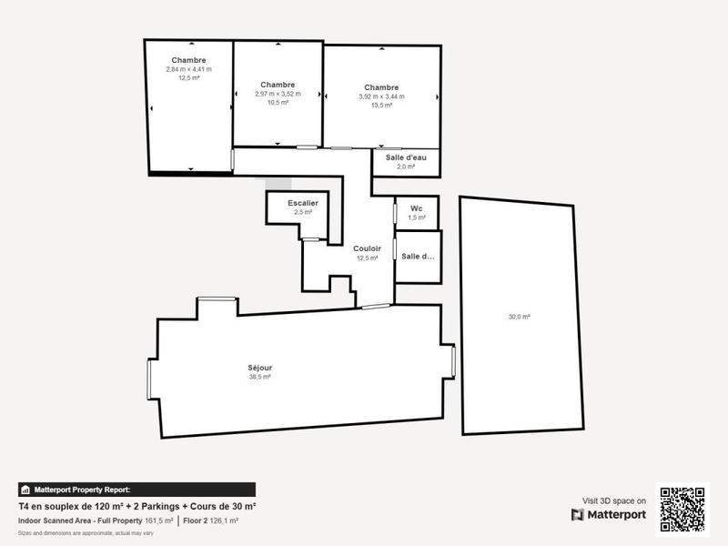 Duplex - 120 m² - 4 pièces