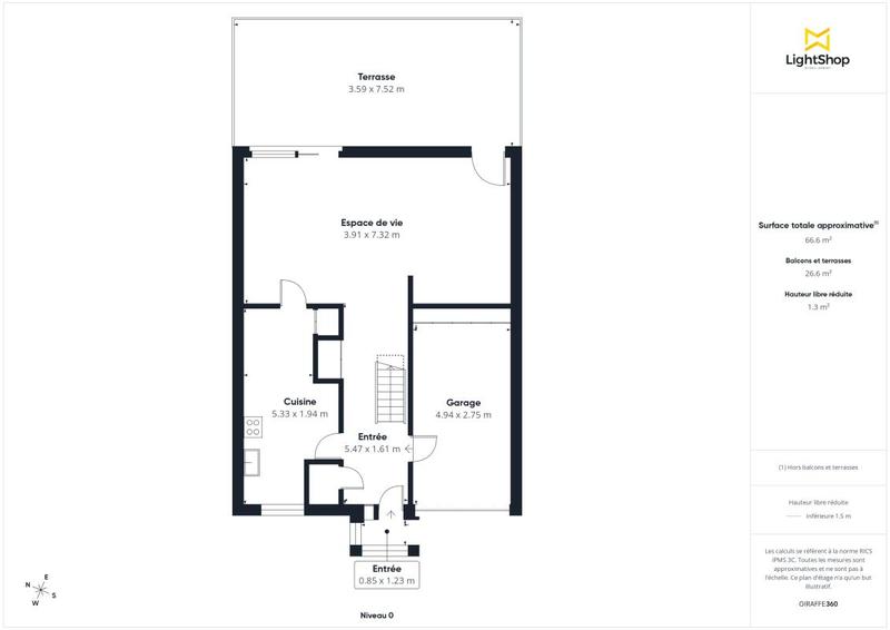 Maison - 110 m² - 5 pièces