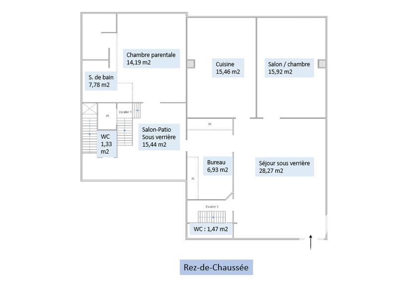 Appartement - 137 m² - 5 pièces