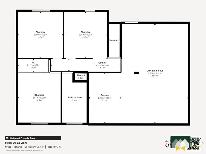 Maison - 85 m² - 5 pièces